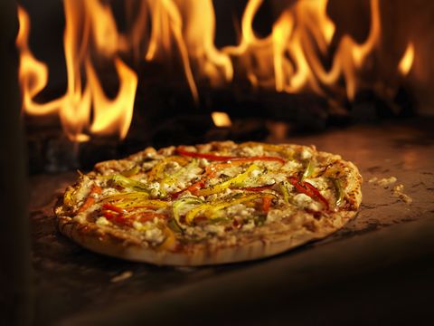 Dish, Pizza, Cuisine, Food, Pizza cheese, California-style pizza, Tarte flambée, Ingredient, Italian food, Sicilian pizza, 