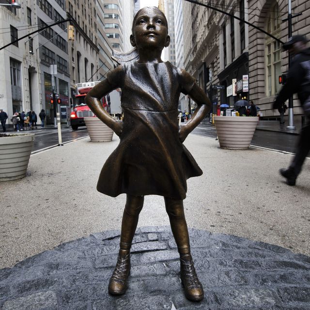 Wall Street Girl Statue