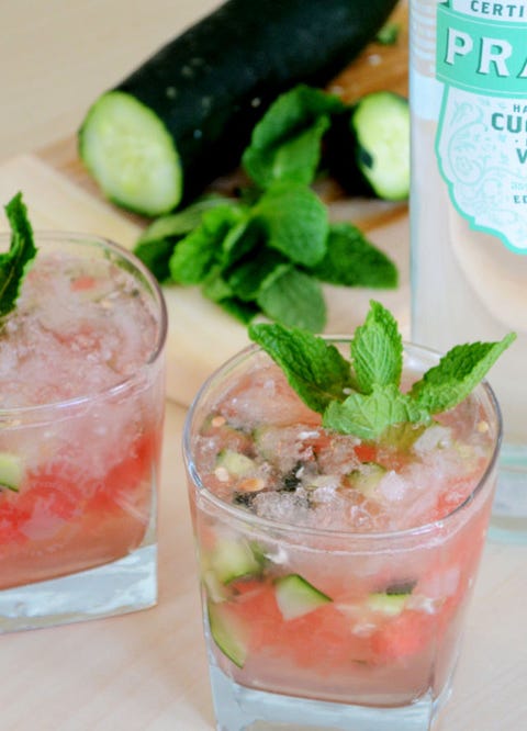 Pastèque Concombre Mojito