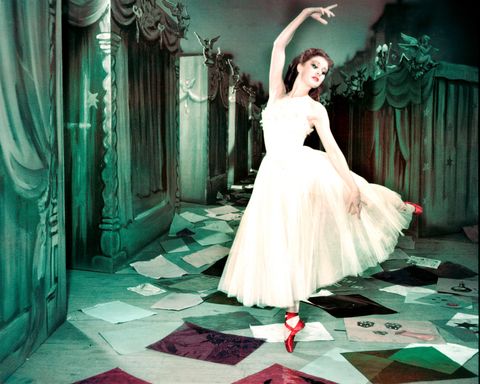 Scottish ballerina Moira Shearer (1926 - 2006) as Victoria Page in 'The Red Shoes', directed by Michael Powell and Emeric Pressburger, 1947. (Photo by Silver Screen Collection/Hulton Archive/Getty Images)