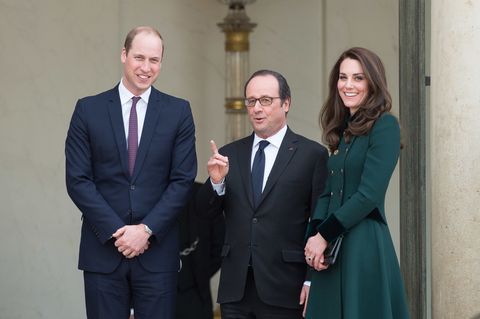 Prince William and the Duchess of Cambridge visit Paris for an official state visit