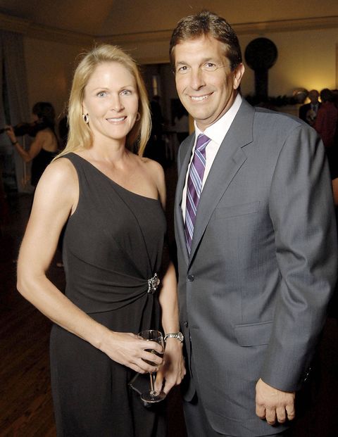 Goodman and his girlfriend, Heather Colby, in happier days.