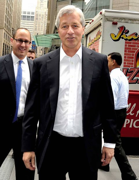Titan of finance Jamie Dimon doesn't skimp when it comes to security. Dimon, the CEO of JPMorgan Chase, called the scandal that engulfed his bank in 2011 "a tempest in a teapot." He later faced down protesters shouting, "This man is a crook!" from behind a wall of security guards.