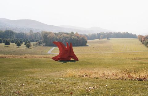 Alexander Calder's Five Swords, at the Storm King Art Center, in Mountainville.