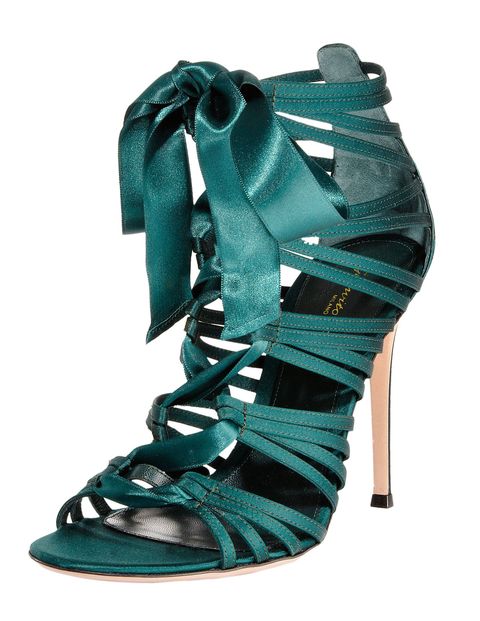 Teal, Costume accessory, Turquoise, Aqua, Musical instrument accessory, Fashion design, Strap, Boot, Synthetic rubber, Sandal, 