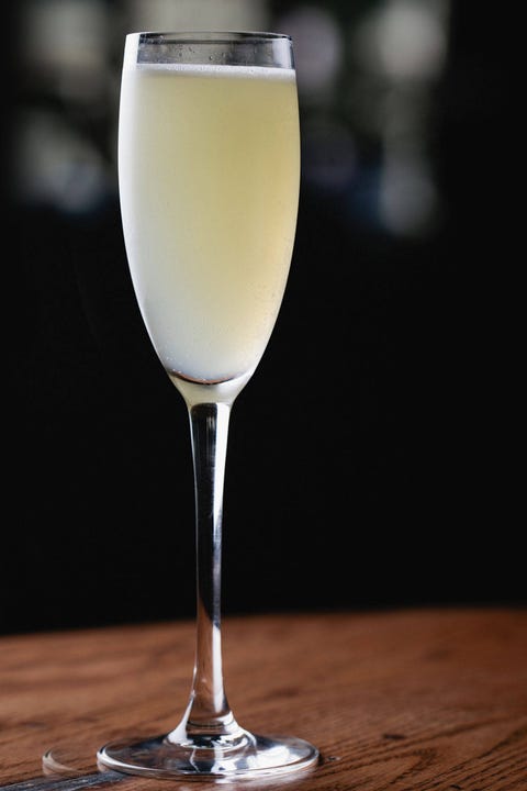 this perfect summer champagne cocktail, the parasol, comes from the paris club in chicago here's the recipe5 oz lillet blanc5 oz st germain5 oz honey syrup equal parts honey and water combined75 oz lemon juice3 oz champagneadd ice to shaker and shake for 10 seconds strain into a champagne flute top with champagne