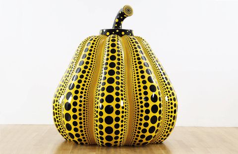 This six-foot pumpkin repeats the black-and-yellow motif that Yayoi Kusama used for her Furniture Room in Tokyo. Kusama's stock is up, after her widely praised Whitney retrospective last year, and this most friendly squash looks like the tastiest item in the produce aisle.Sotheby's Contemporary Art, morning sale, 9:30 am, May 15.Lot 179, Pumpkin, Yayoi Kusama; $500,000-$700,000.(Sold straight down the middle of its expected range, at $605,000.)