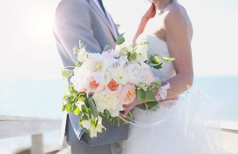 Bouquet, Petal, Yellow, Flower, Photograph, Cut flowers, Floristry, Wedding dress, Bridal clothing, Bride, 