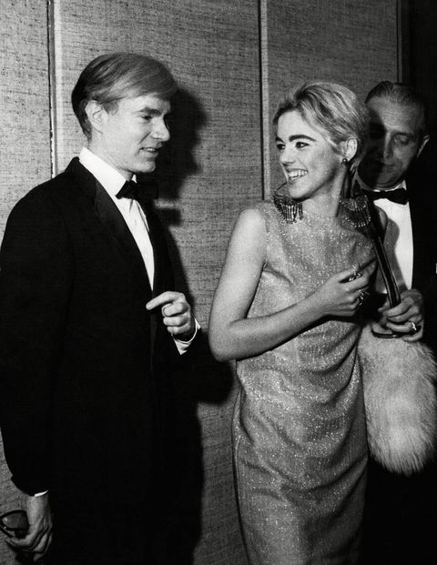 Edie Sedgwick and Andy Warhol.