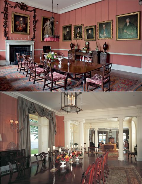 The architect Allan Greenberg presents the case for the American version of the grand country seat in a book by Rizzoli that takes a long and wide-angled look at his major residential commissions in the Classical style in precincts such as Fairfield County and eastern Long Island and northern California. By way of introduction, Carolyne Roehm, who divorced the financier Henry Kravis in 1993, offers a personal anecdote: when a fire in 1999 reduced her home in Sharon, Connecticut, to just a stone shell, the bare footprint of a place built by a relative of Cotton Mather in 1765, she took advantage of the calamity to fulfill an architectural fantasy of hers, installing, with Greenberg's help, a dramatic two story great room with a triple serving of columns, Ionic, Doric, and Palladian. This more-is-just-enough philosophy infuses the projects here, asserting Jeffersonian power through symmetry and grand expanse. Even in the photographs, the rooms look warmer and better ventilated than their British counterparts, although it will take a few centuries to rival the English portraiture and brass fox horns and lichen on the garden walls.