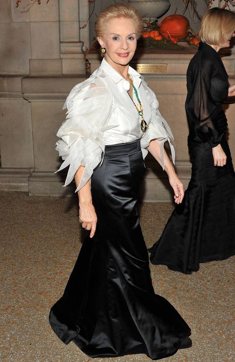 Carolina Herrera Style - White Blouse and Jewels