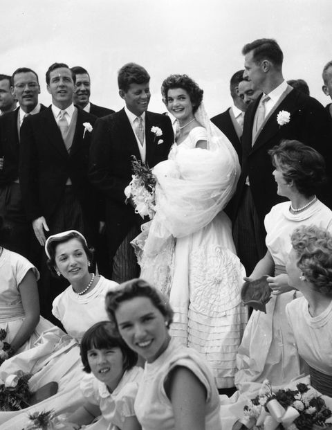 Photograph, People, Event, Ceremony, Wedding, Wedding dress, Dress, Family, Monochrome, Black-and-white, 