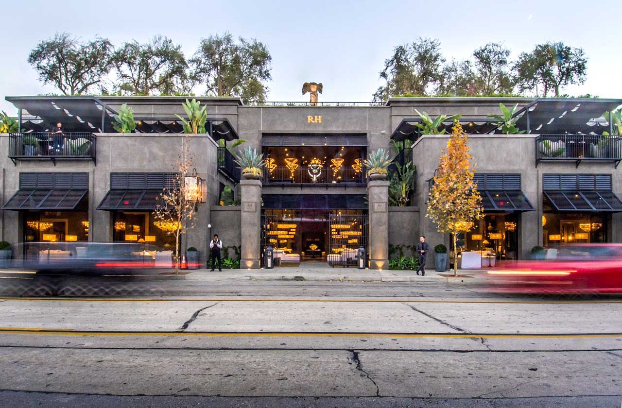 Restoration hardware outlet melrose ave