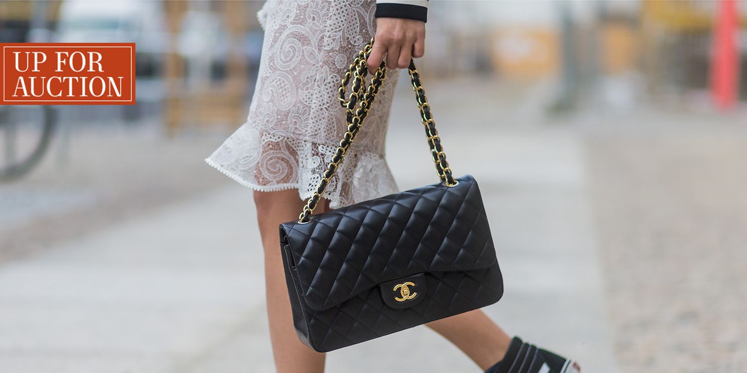chanel black purse