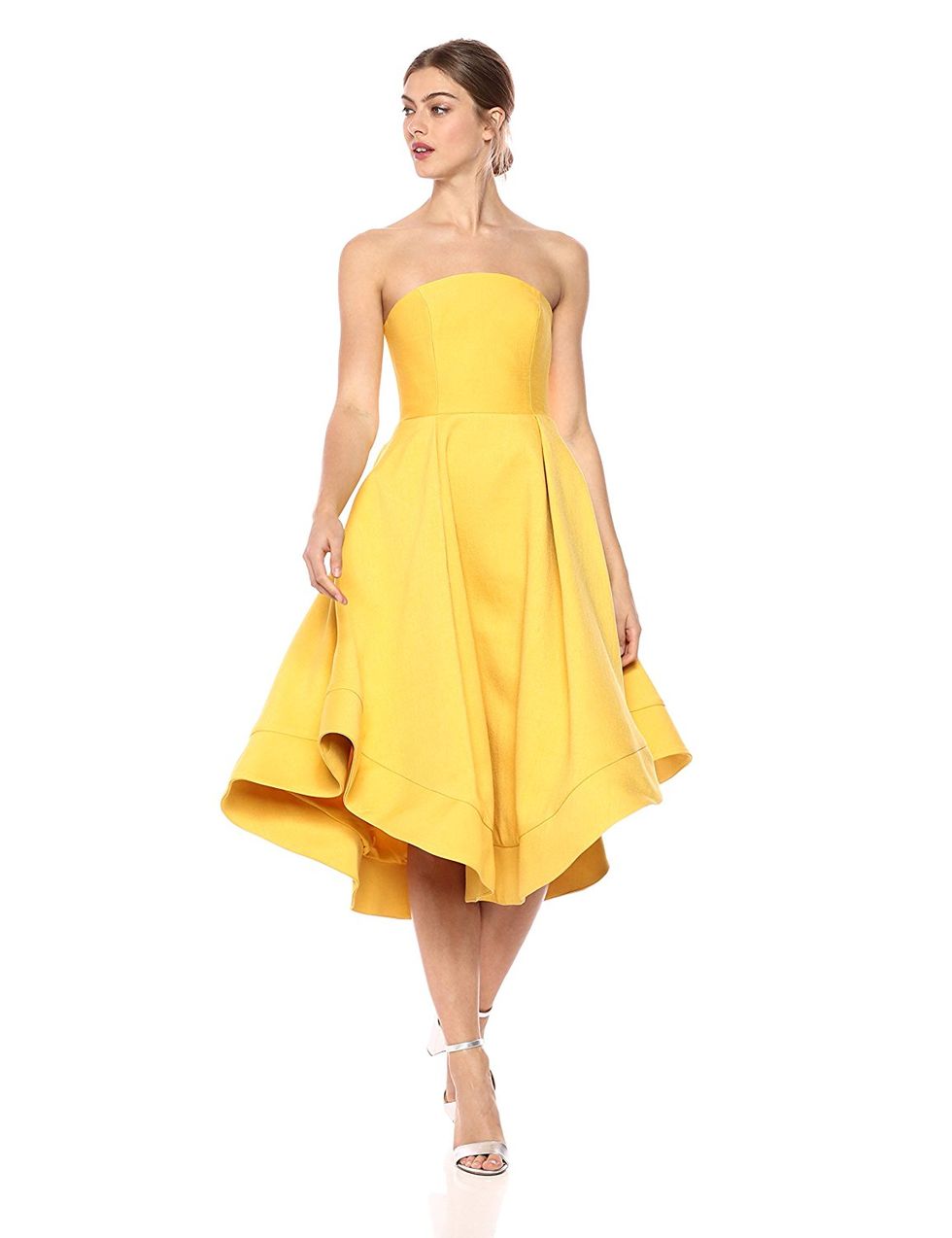 C/Meo Collective Making Waves Strapless Dress