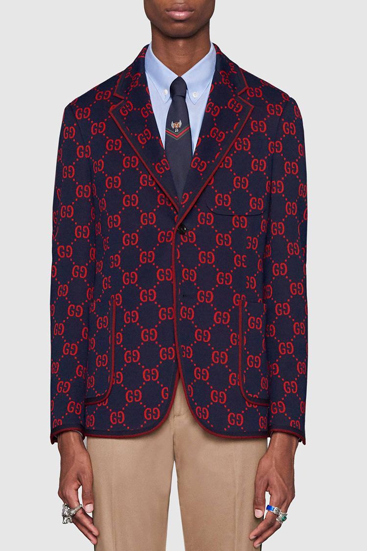 Gucci GG Jersey Formal Jacket for Men
