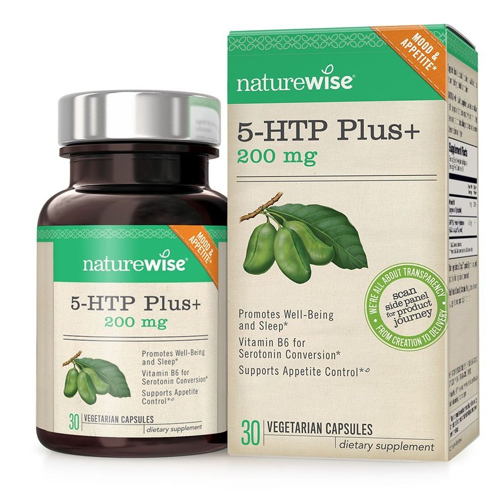 NatureWise 5-HTP Plus+ Natural Sleep Aid Capsules