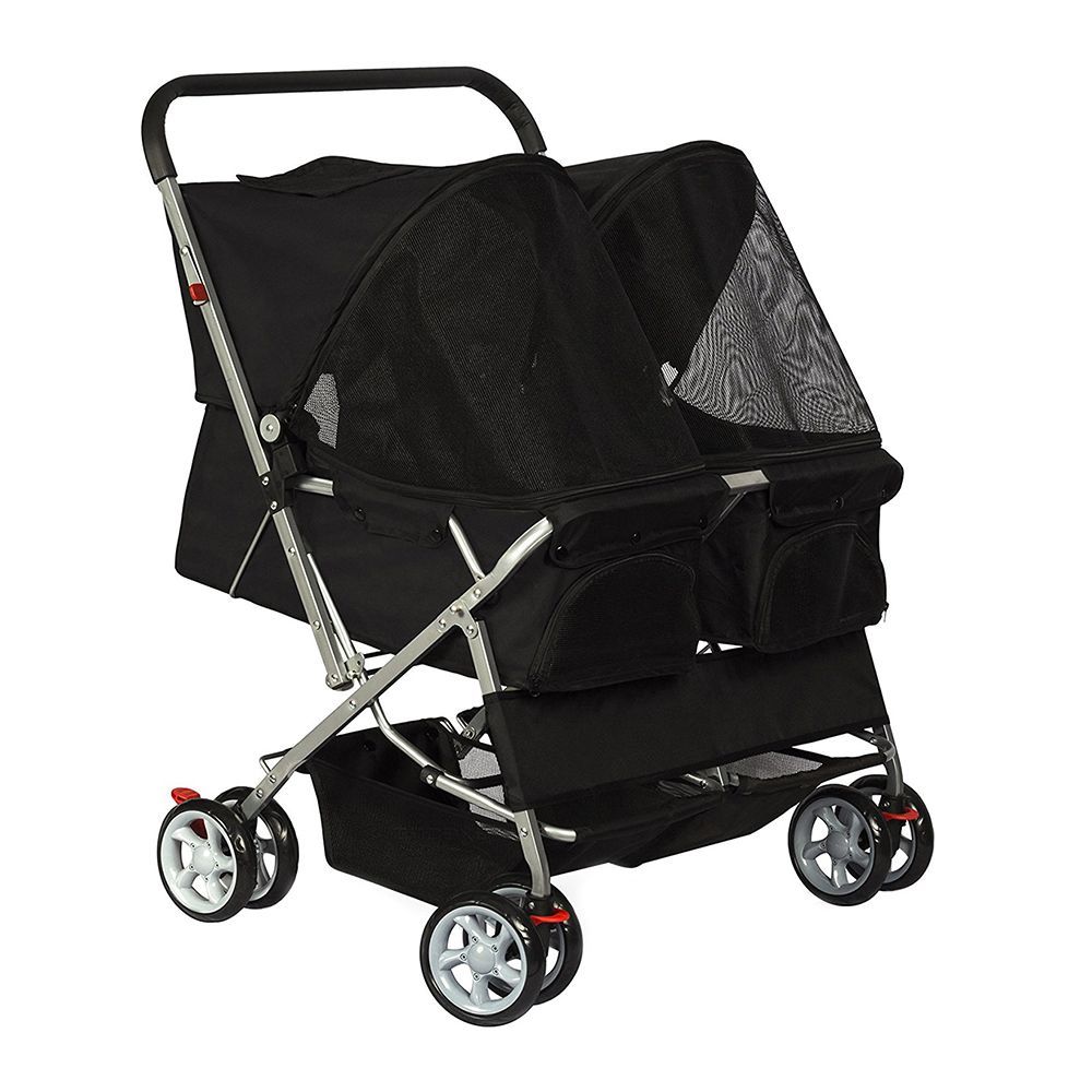 oxgord double pet stroller