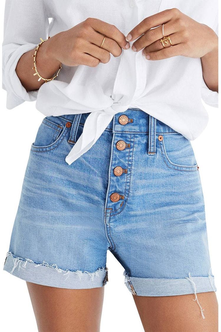 Madewell High Waisted Denim Short