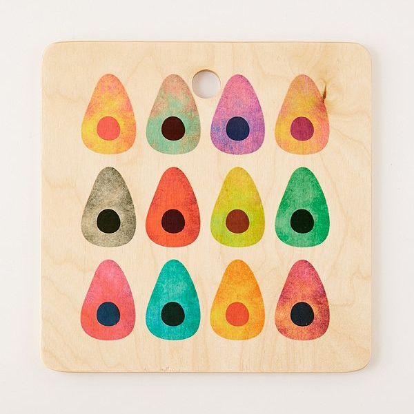 Elisabeth Fredriksson for Deny Rainbow Avocado Cutting Board