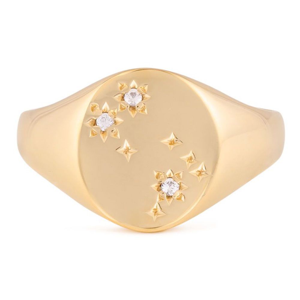 Mejuri hot sale zodiac ring