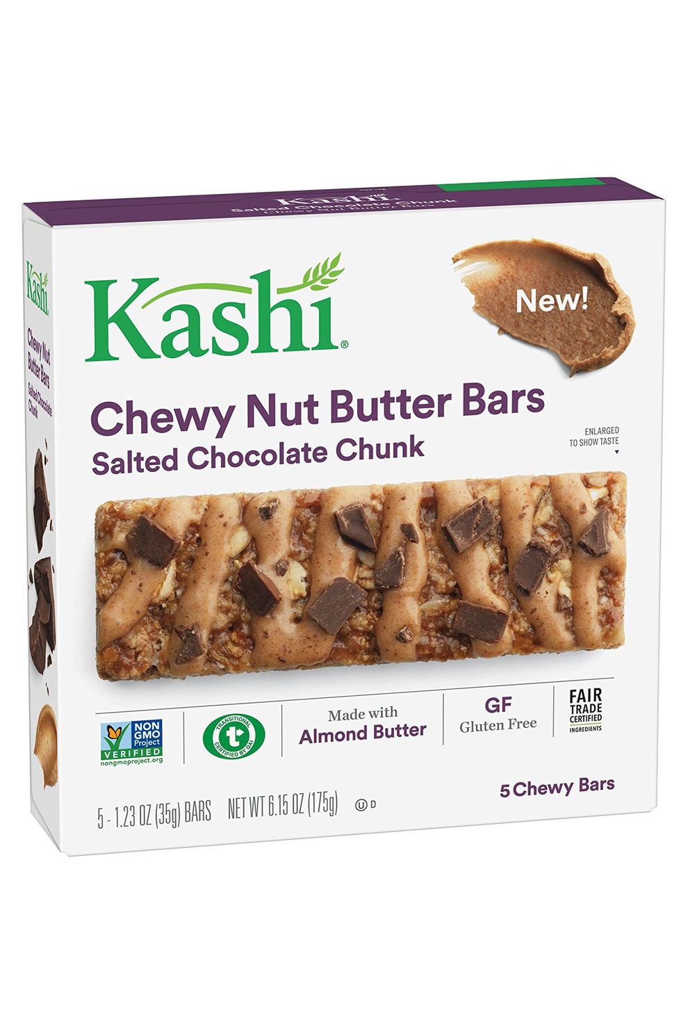 Kashi Salted Chocolate Chunk Chewy Nut Butter Bars