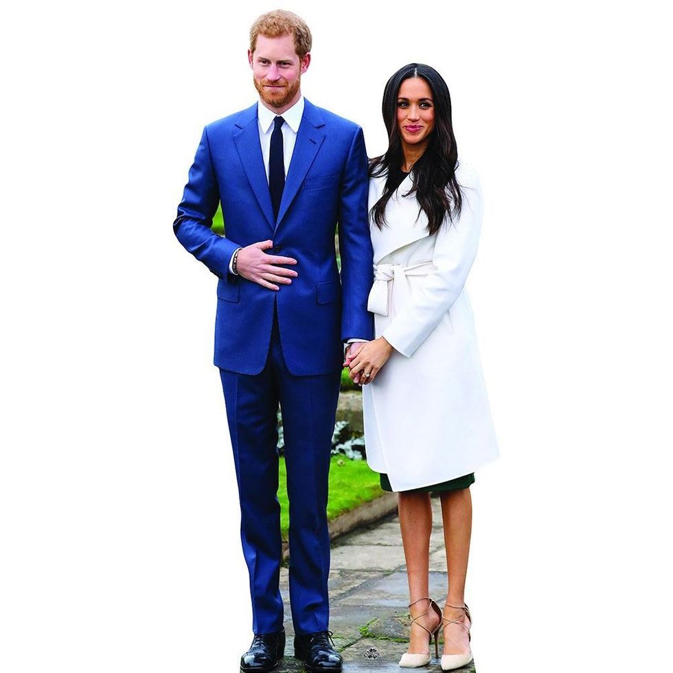 Prince Harry and Meghan Markle Life-Size Cardboard Cutout