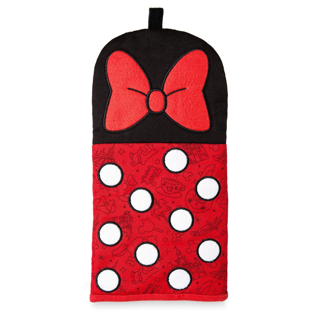 mickey mouse apron and oven mitt set