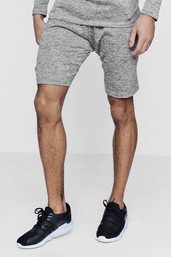 skinny fit gym shorts