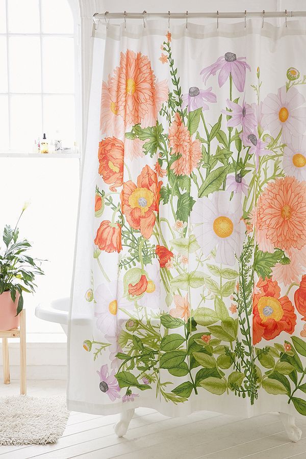 Marina Floral Shower Curtain