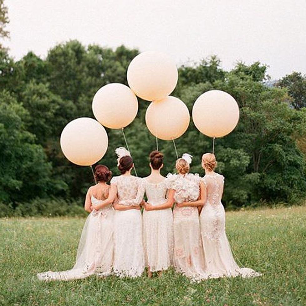 8 Sets Balloon Tassel Tails Wedding Tassel Garland