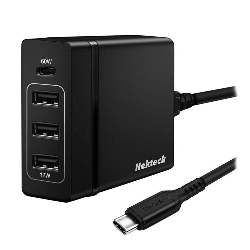 Nekteck 4-Port 72W USB Wall Charger