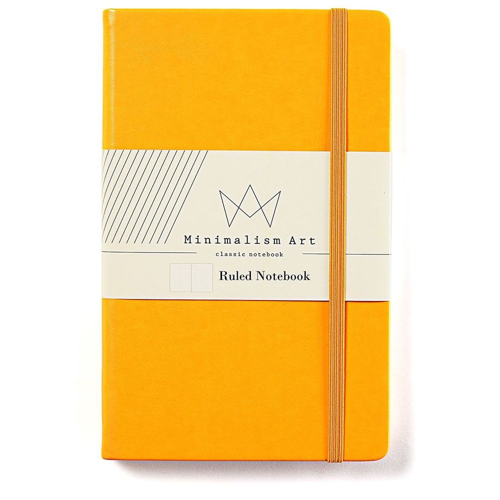 3-Pack, Classic Hard Cover Notebook - 5 X 8.3 - Yellow