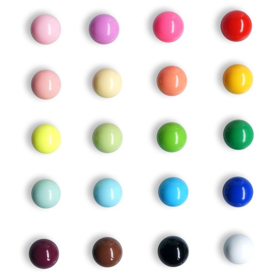 Spherical Muliticolor Fridge Magnets (Set of 20)