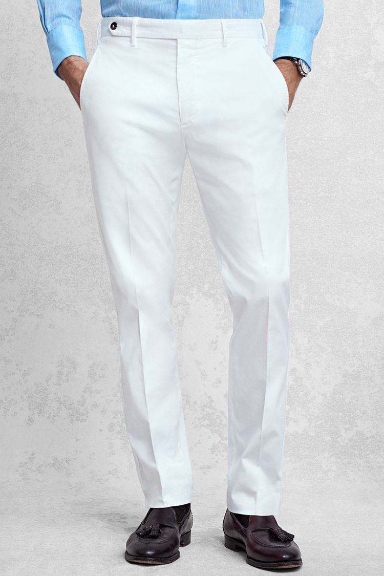 Womens White Golf Pants with Welt Pockets  Stylish and Comfortable   Sportsqvest