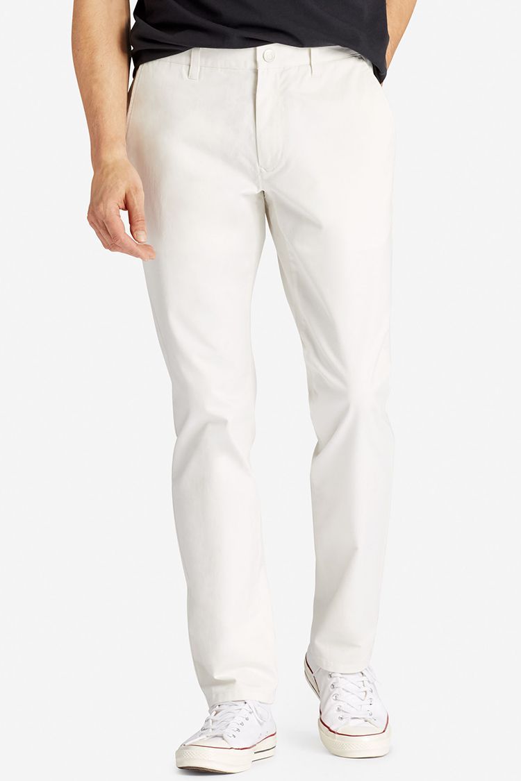 Victorious Men's Basic Casual Slim Fit Stretch Chino Pants DL1250 - White -  28/32 - Walmart.com