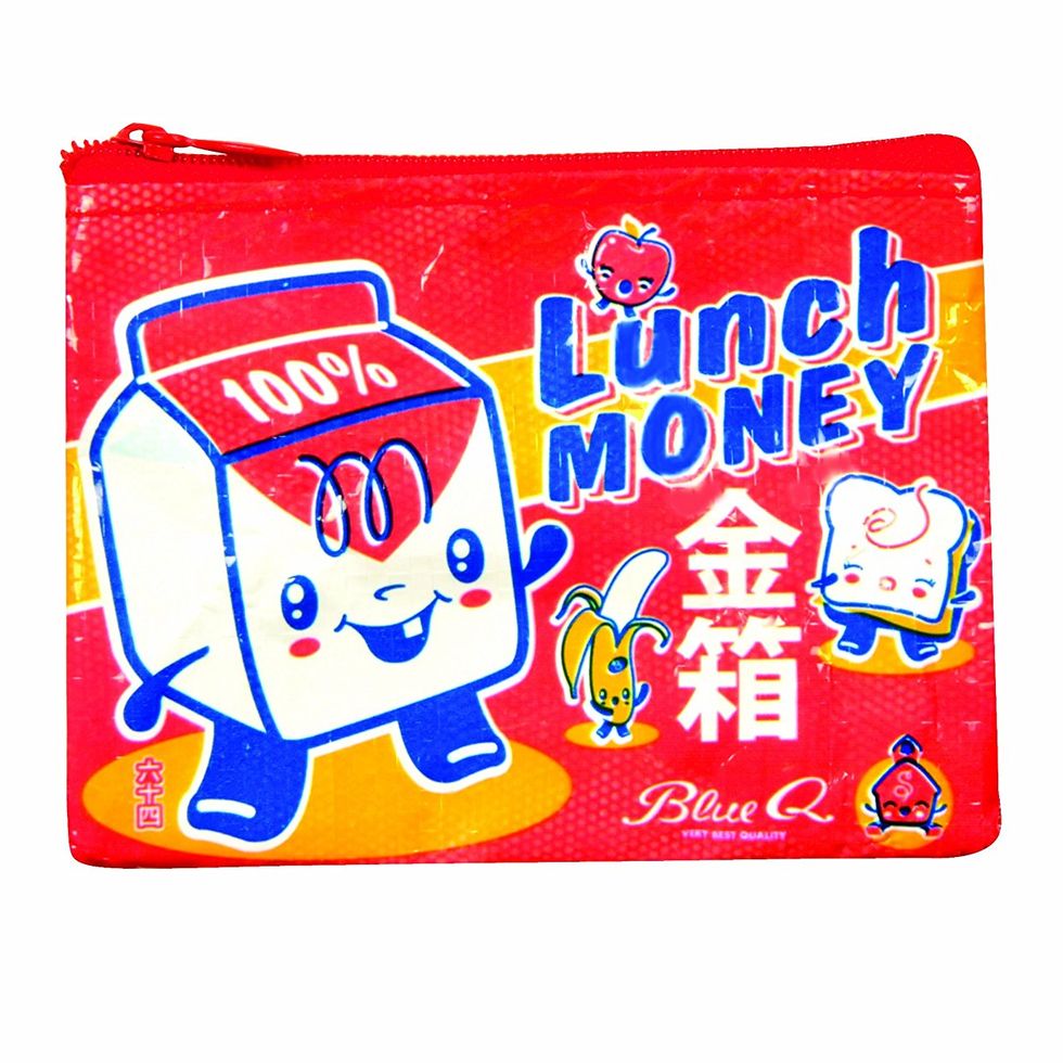 Blue Q Lunch Money Kids' Coin Purse 