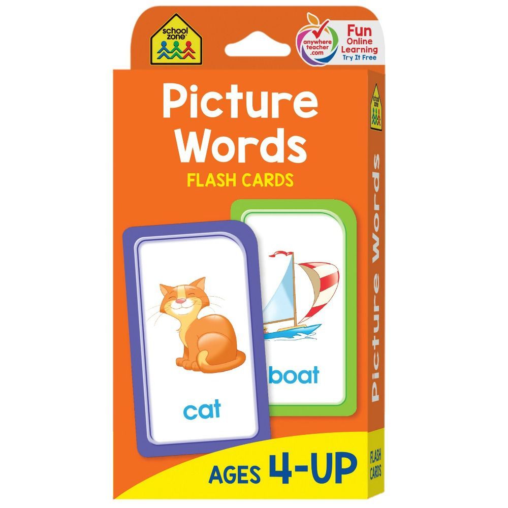 Baby Book First Words Picture Words Flash Cards for Toddler Kid by School Zone 