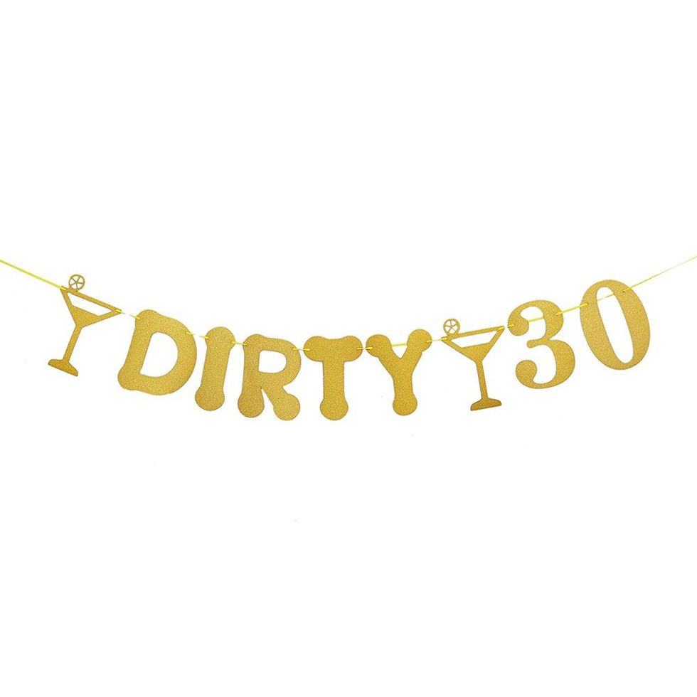 SIFAN Dirty 30 Birthday Banner
