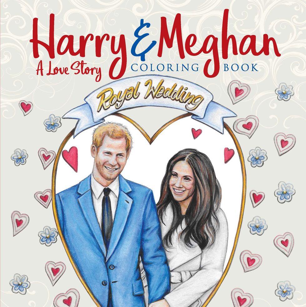 Harry and Meghan: A Love Story Coloring Book