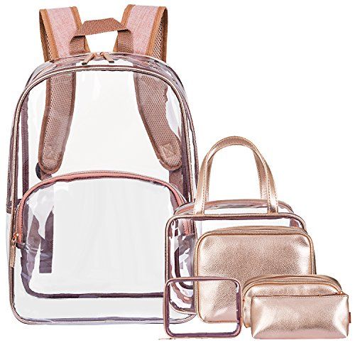 clear girl backpacks