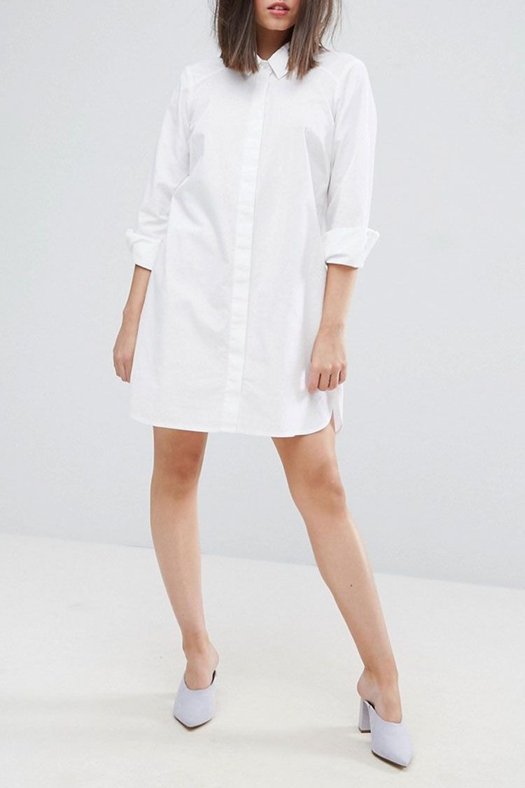 ASOS Petite Cotton Shirt Dress