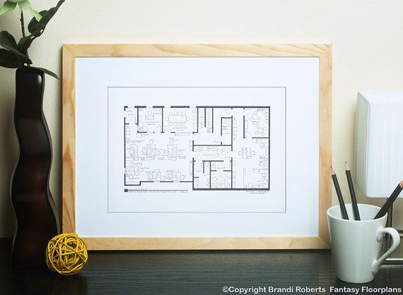 These Famous Tv Show Floor Plans Are What Your Naked Walls Have Be