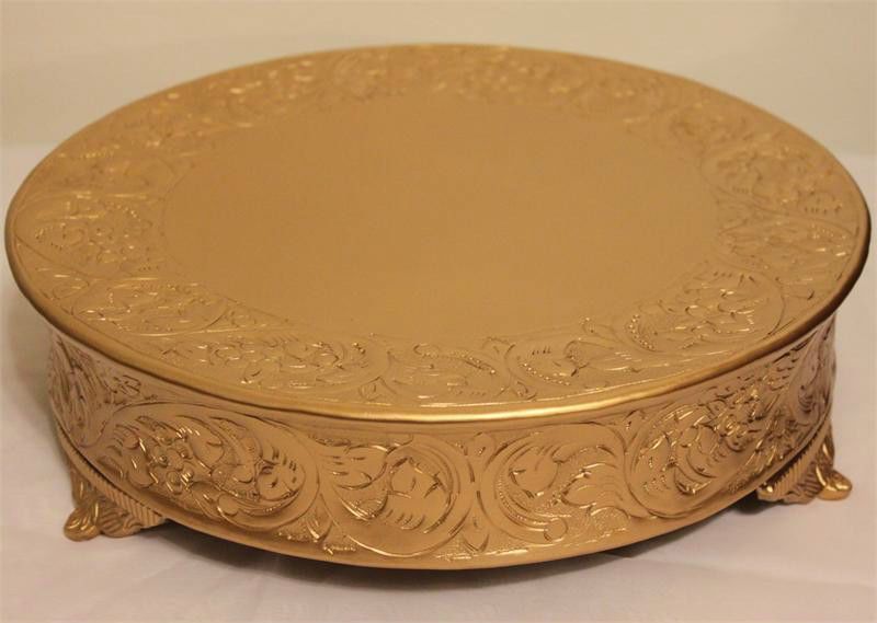 Wedding Cake Stand 16 Vintage Gold Cake Stand - Etsy