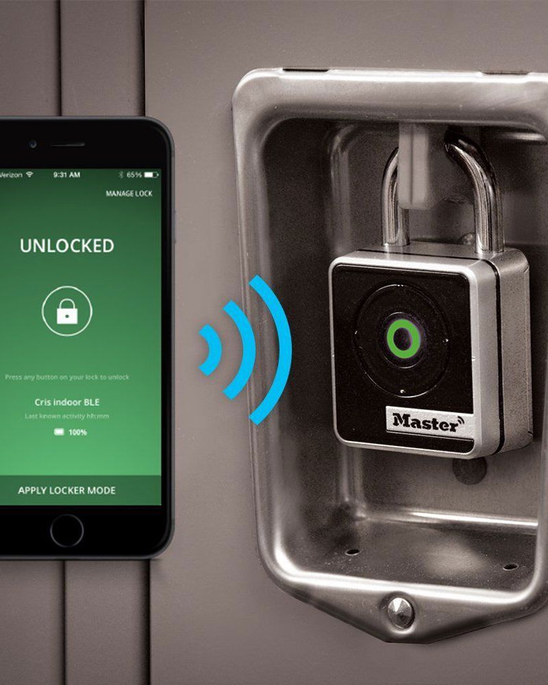 Master Lock Bluetooth Smart 2 in. Indoor Padlock