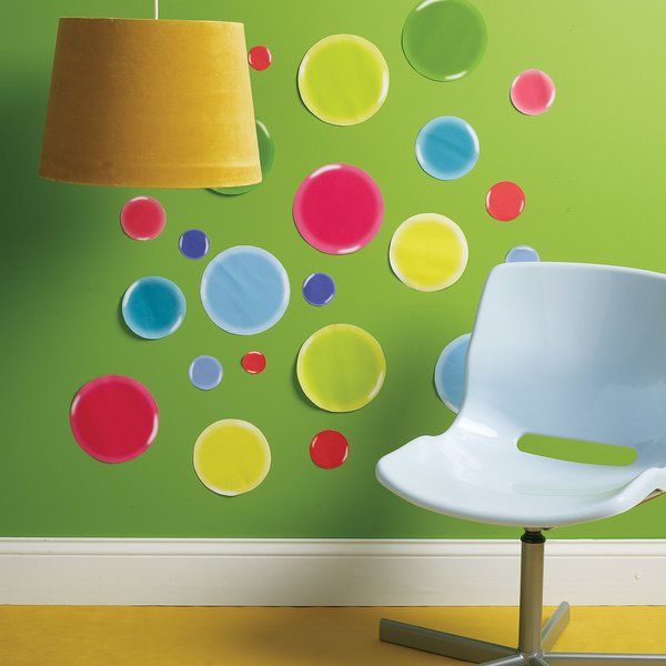 colorful wall stickers