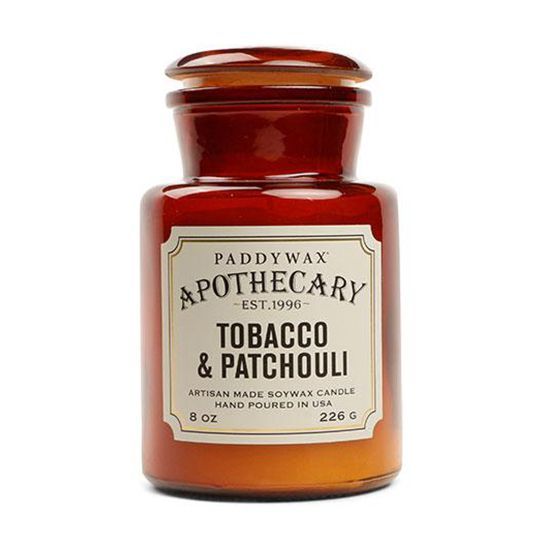 Paddywax Candles Apothecary Collection Tobacco & Patchouli Jar Candle