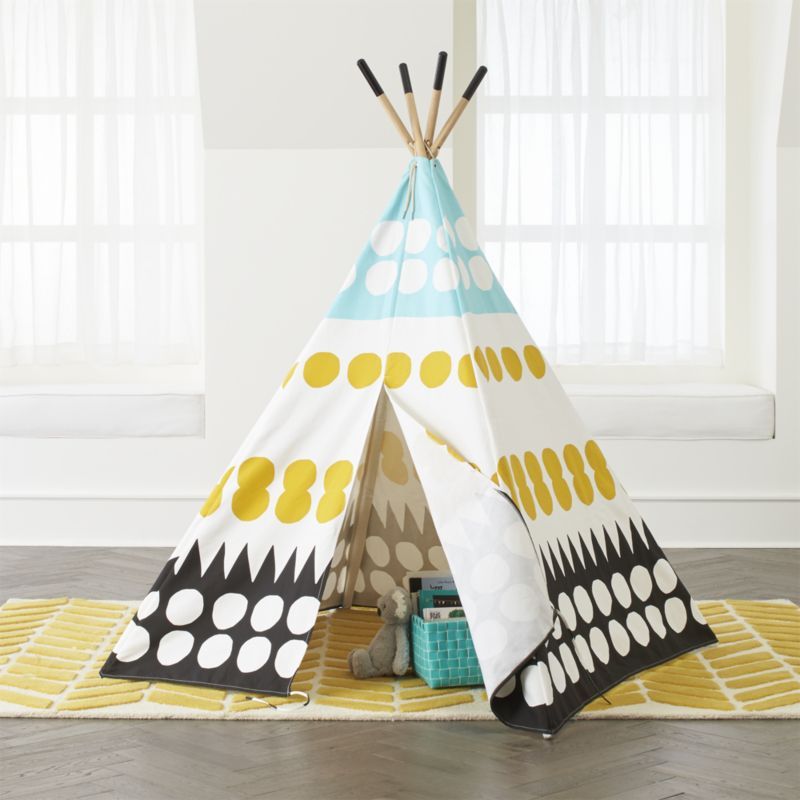 crate and barrel kids teepee