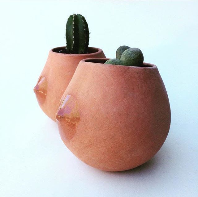 The ‘GRACE’ Hand Crafted boob pot