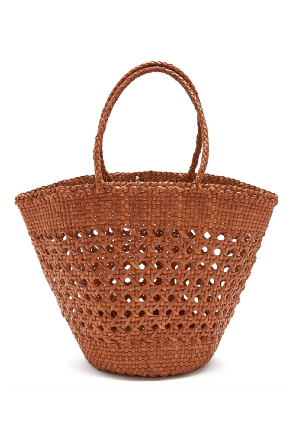 Myra Lather Basket Bag